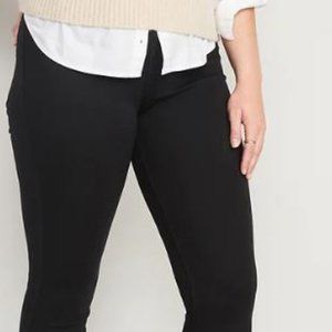 Old Navy Mid-Rise Wow Super-Skinny Black Jeggings sz 14P NWT